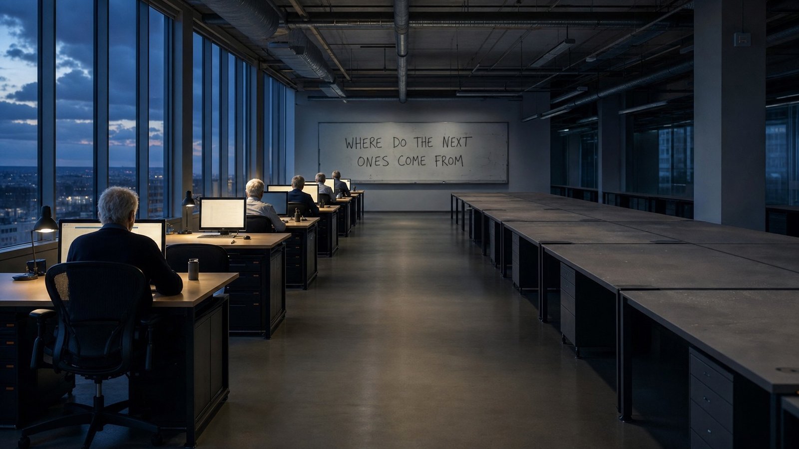 The Disappearing Senior: AI and Entry Level Jobs where-do-they-come-from 