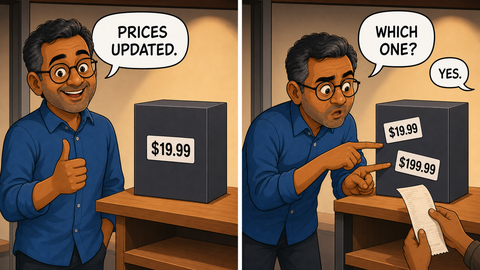 Beautiful T-SQL Queries: Three Could Delete the Company 03-two-prices 