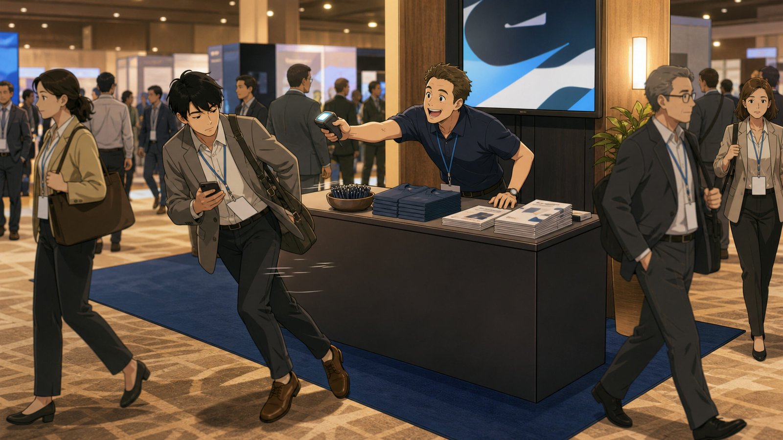 Tech Conferences: Five Questions About the Money booth-economics-scaled 