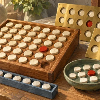 Different inspection guides examine one complete tray beside a populated-value sample dish.