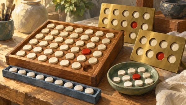 Different inspection guides examine one complete tray beside a populated-value sample dish.