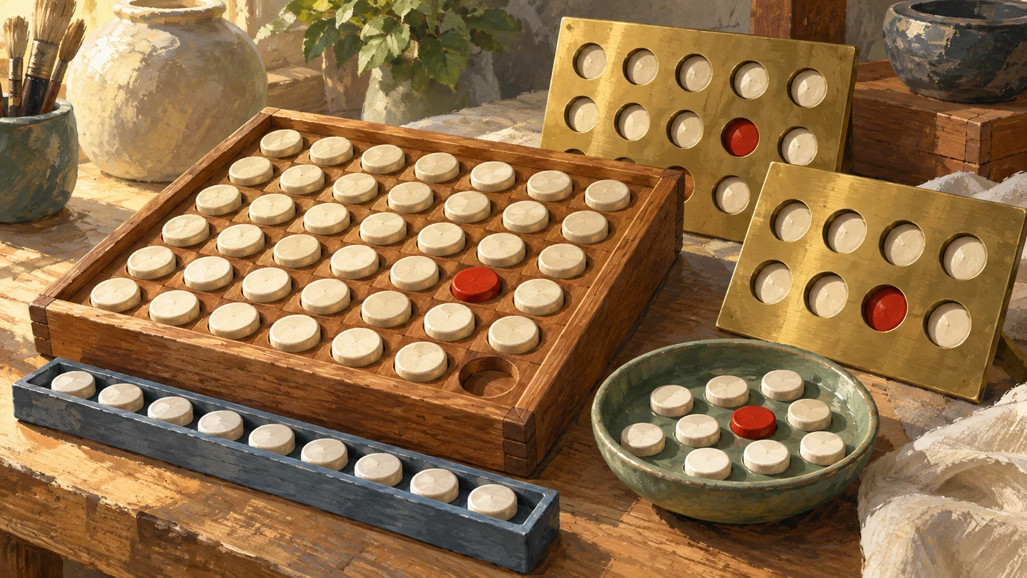 Different inspection guides examine one complete tray beside a populated-value sample dish.