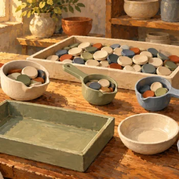 Three tools inspect one populated source while a separate empty tray remains visible.