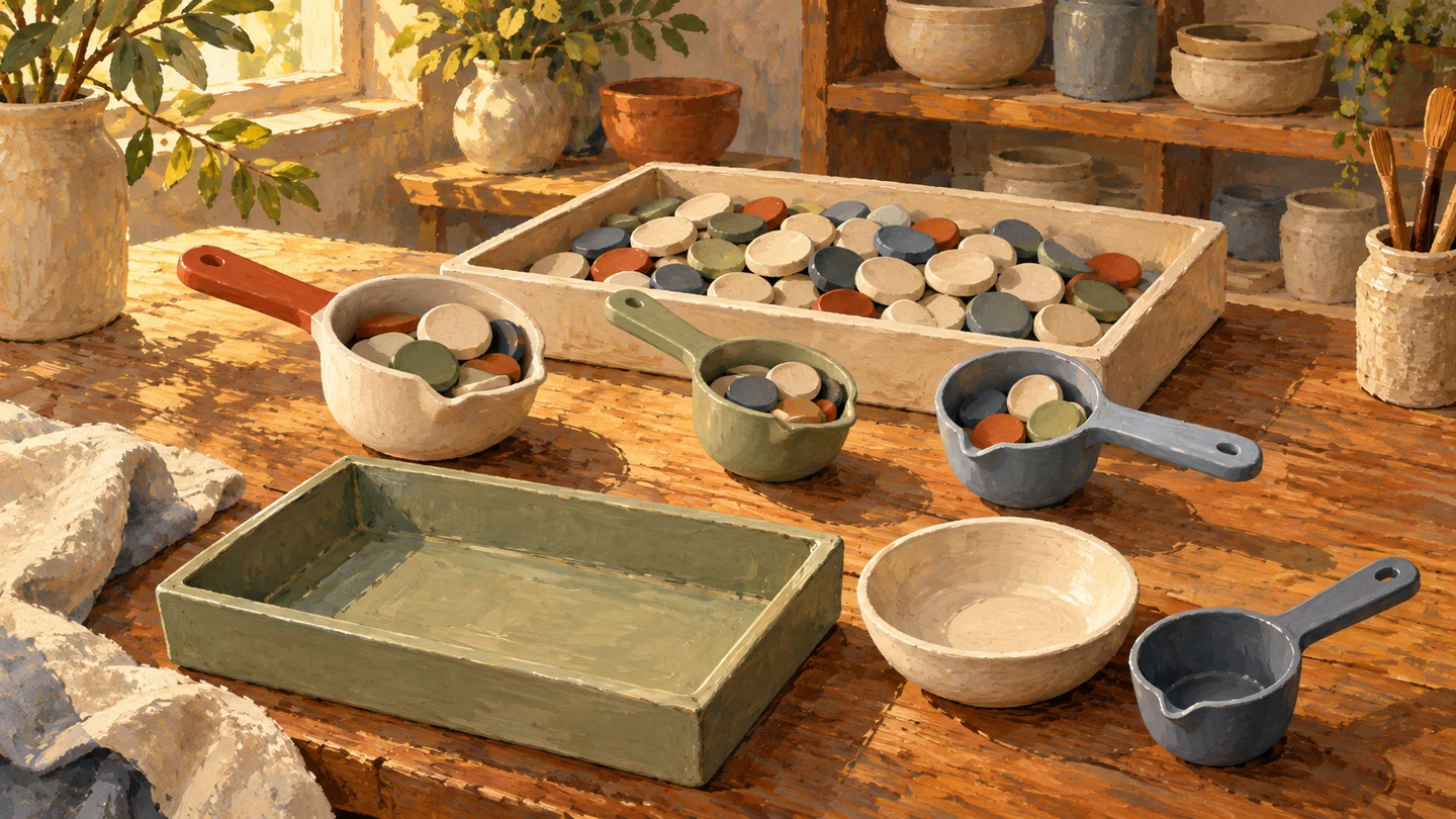 Three tools inspect one populated source while a separate empty tray remains visible.