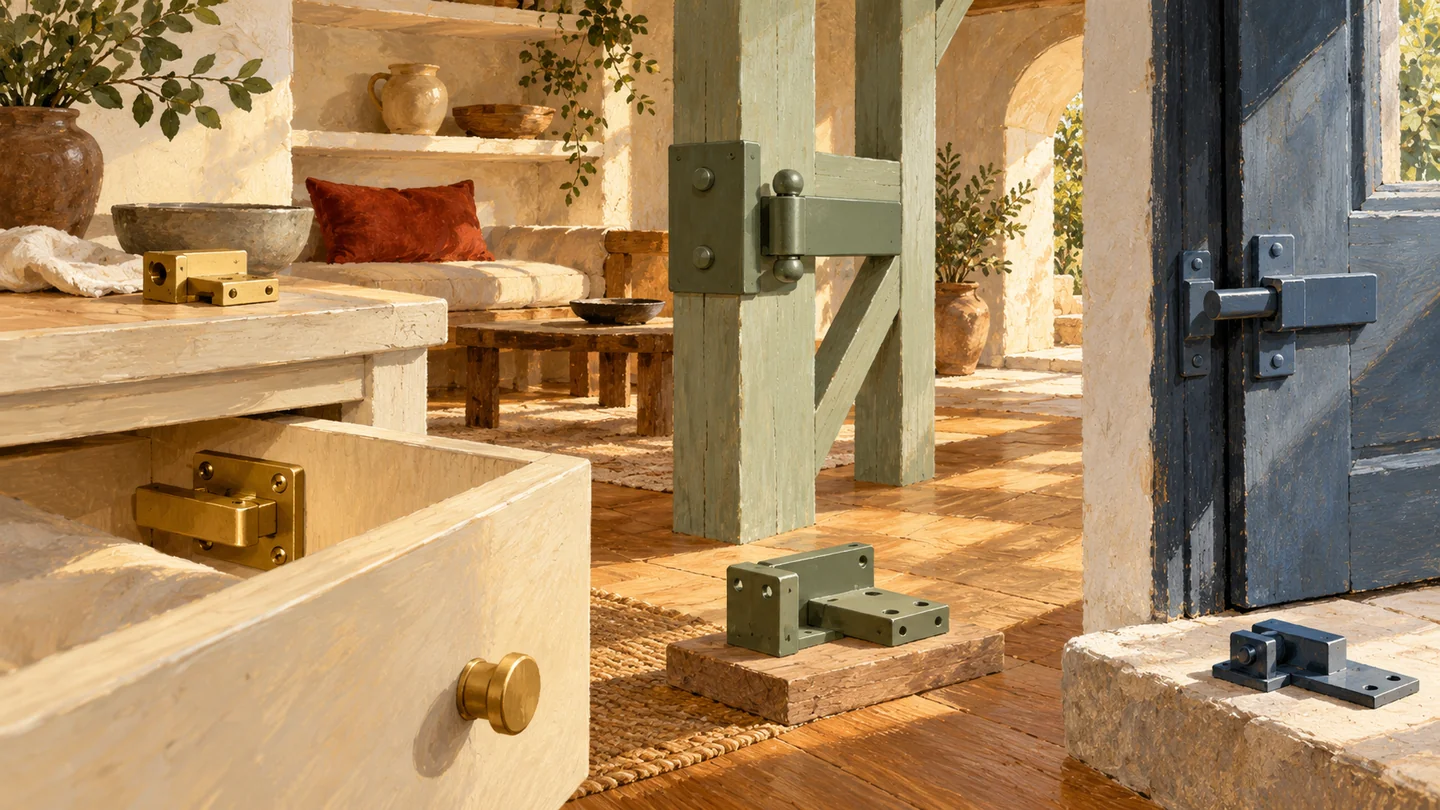 Drawer, construction-frame and entrance fittings show three distinct event scopes.