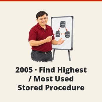 SQL SERVER - 2005 - Find Highest / Most Used Stored Procedure