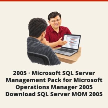 SQL SERVER - 2005 - Microsoft SQL Server Management Pack for Microsoft Operations Manager 2005 - Download SQL Server MOM 2005