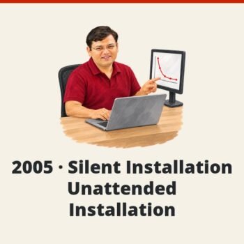 SQL SERVER - 2005 - Silent Installation - Unattended Installation