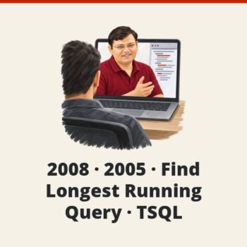 SQL SERVER - 2008 - 2005 - Find Longest Running Query - TSQL