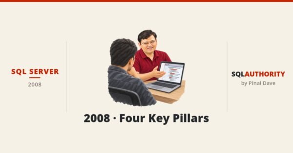 SQL SERVER - 2008 - Four Key Pillars
