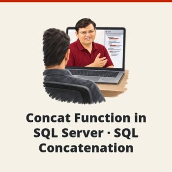 SQL SERVER - Concat Function in SQL Server - SQL Concatenation