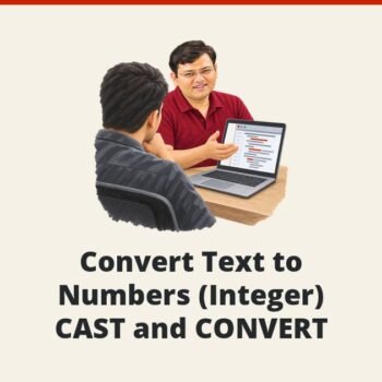 SQL SERVER - Convert Text to Numbers (Integer) - CAST and CONVERT