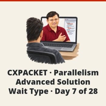 SQL SERVER - CXPACKET - Parallelism - Advanced Solution - Wait Type - Day 7 of 28