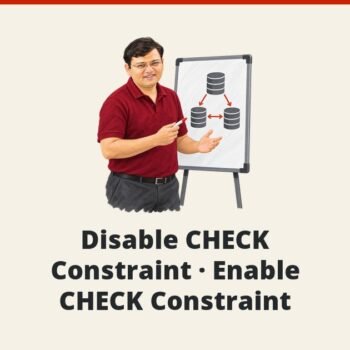 SQL SERVER - Disable CHECK Constraint - Enable CHECK Constraint