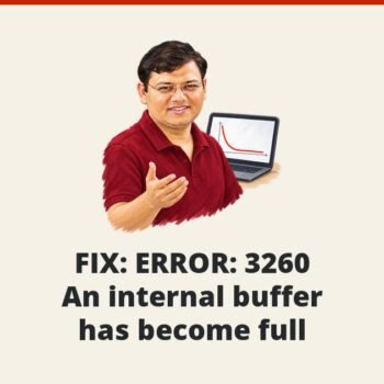 SQL SERVER - FIX : ERROR : 3260 An internal buffer has become full
