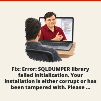 SQL SERVER - Fix : Error : SQLDUMPER library failed initialization. Your installation is either corrupt or has been tampered with. Please uninstall then re-run setup to correct to correct this problem. in a modal dialog with the title SQL Writer