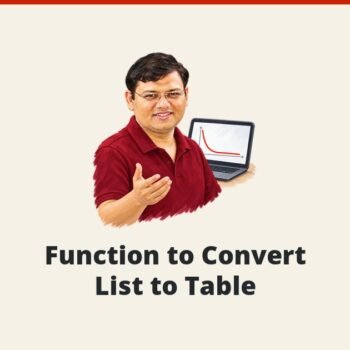 SQL SERVER - Function to Convert List to Table