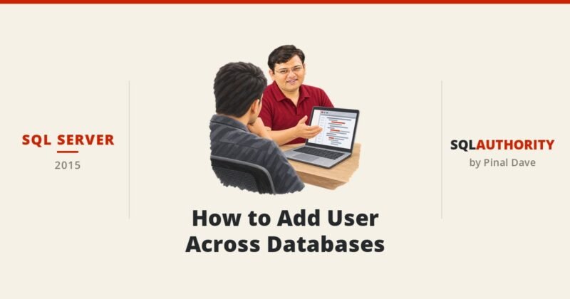 SQL SERVER - How to Add User Across Databases