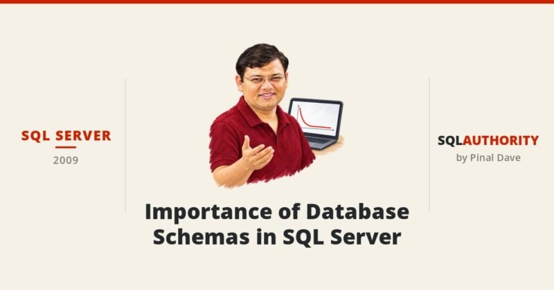SQL SERVER - Importance of Database Schemas in SQL Server