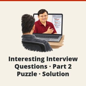 SQL SERVER - Interesting Interview Questions - Part 2 - Puzzle - Solution