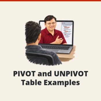 SQL SERVER - PIVOT and UNPIVOT Table Examples