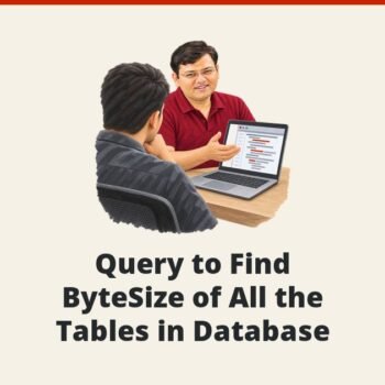 SQL SERVER - Query to Find ByteSize of All the Tables in Database