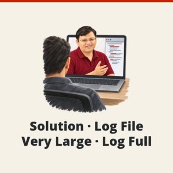 SQL SERVER - Solution - Log File Very Large - Log Full
