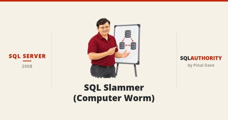 SQL SERVER - SQL Slammer (Computer Worm)