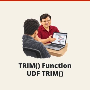 SQL SERVER - TRIM() Function - UDF TRIM()