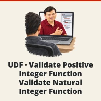 SQL SERVER - UDF - Validate Positive Integer Function - Validate Natural Integer Function