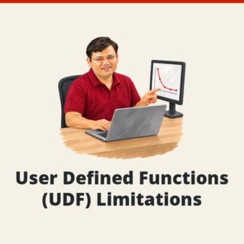 SQL SERVER - User Defined Functions (UDF) Limitations