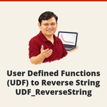 SQL SERVER - User Defined Functions (UDF) to Reverse String - UDF_ReverseString