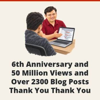 SQLAuthority News - 6th Anniversary and 50 Million Views and Over 2300 Blog Posts - Thank You Thank You