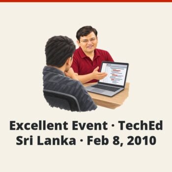 SQLAuthority News - Excellent Event - TechEd Sri Lanka - Feb 8, 2010