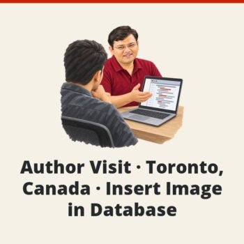 SQLAuthority News - Author Visit - Toronto, Canada - Insert Image in Database