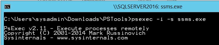 Psexec tool in powershell.