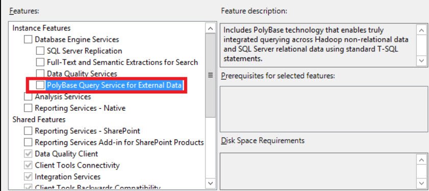 Polybase Query Service For External Data.