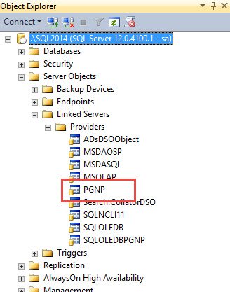 SQL Server Object Explorer.