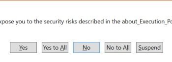 Execution policy change tool.