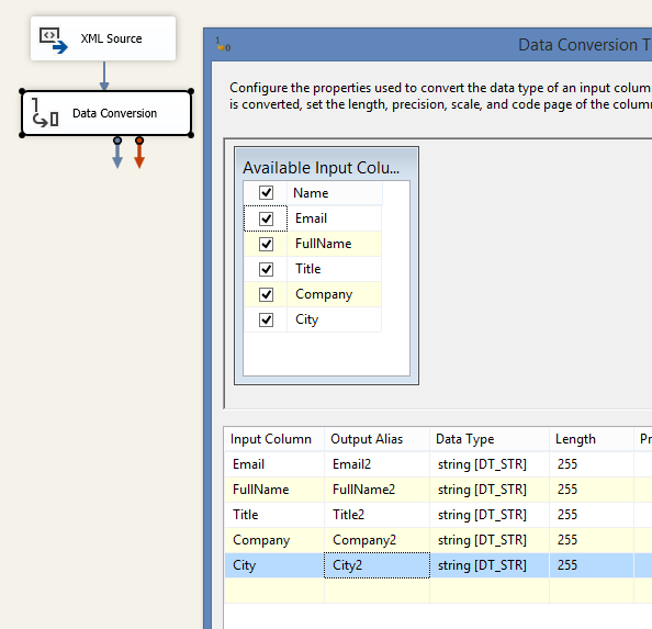 Import and export SQL Server data.