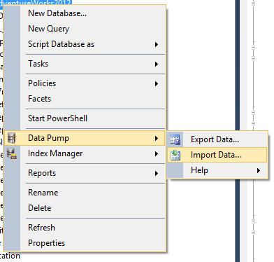 Import Data.