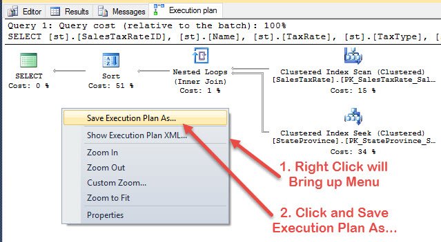 Click 'Save Execution Plan.