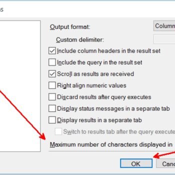 Display results in a separate tab.