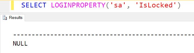 SELECT statement query execution result.