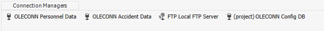 SQL Server Integration Services (SSIS) project connections.