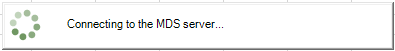 Connecting to the IOMS server.