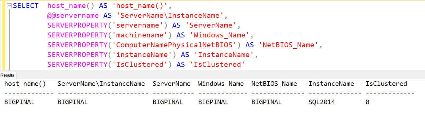 SQL server management tool window.