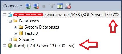 SQL server 2016.