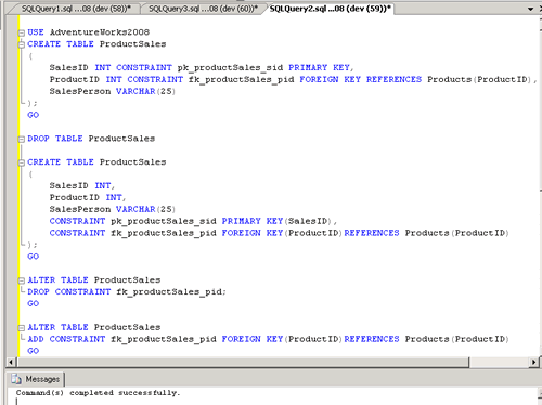 SQL Server query designer displaying tables and relations.