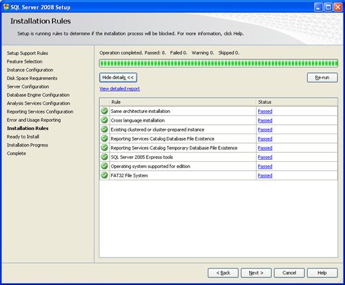 SQL 2008 Setup progress.